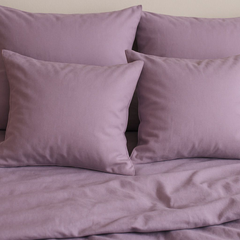 Layaan Homes Lavender Solid Duvet Set