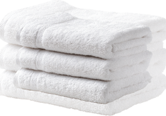 Layaan Homes White Towel Set