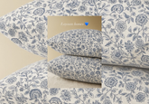 Layaan Homes Blue Floral Printed Bedding Set