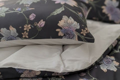 Layaan Home Grey Floral Bedding Set