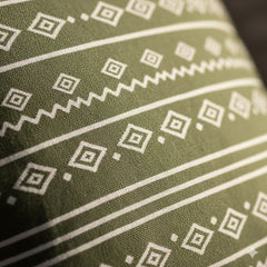 Layaan Homes Green Printed Jaquard