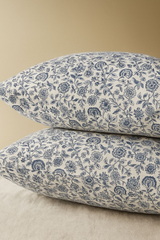 Layaan Homes Porcelain Blue & White Print Duvet Set