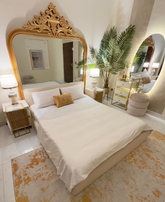 Layaan Homes Neutral Cream Solid Duvet Set