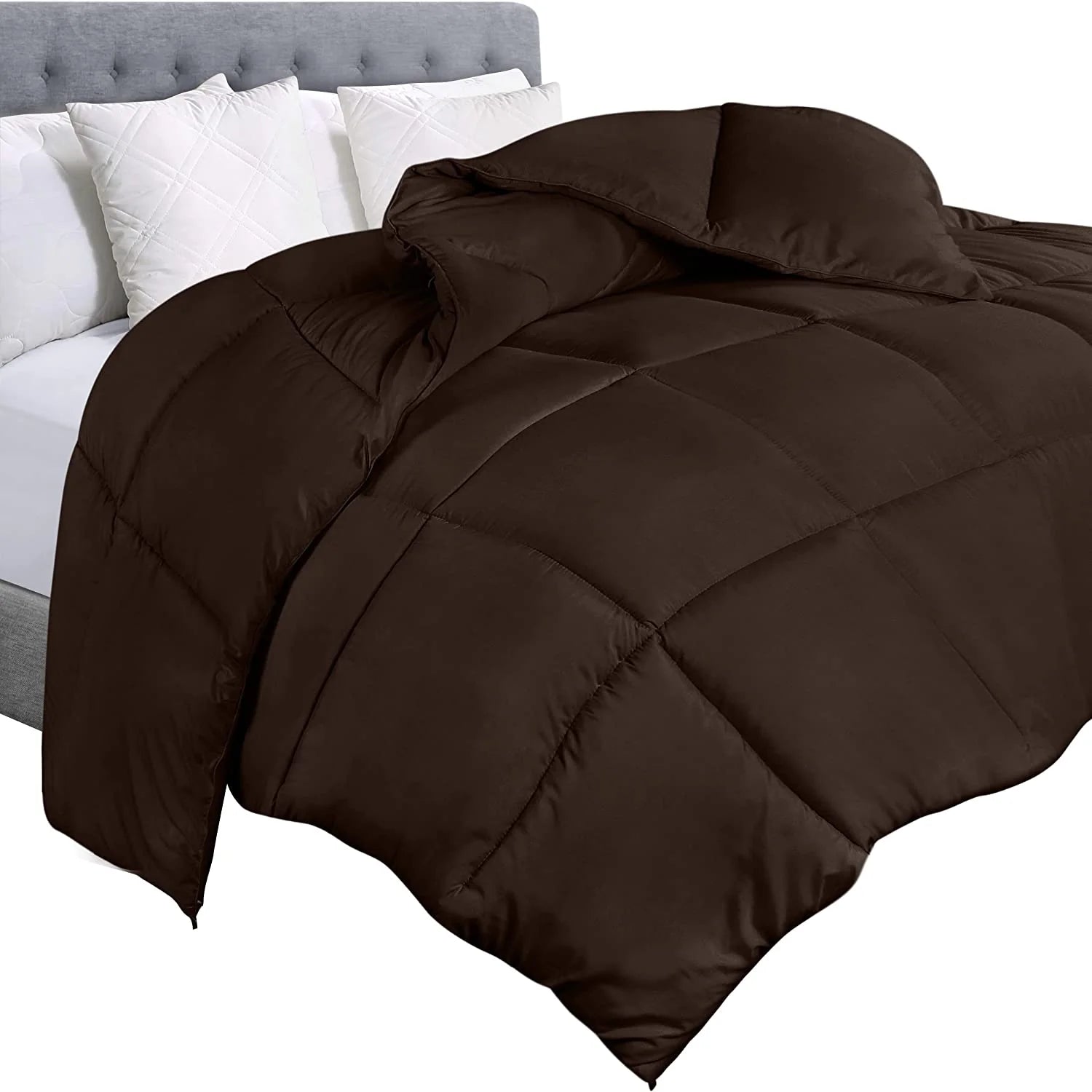 Layaan Homes Brown Comforter Set