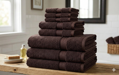 Layaan Homes Towel brown