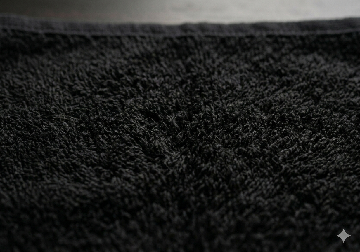 Layaan Homes Black Towel