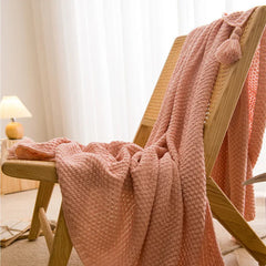 Layaan Homes Pink Throw
