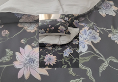 Layaan Home Grey Floral Bedding Set