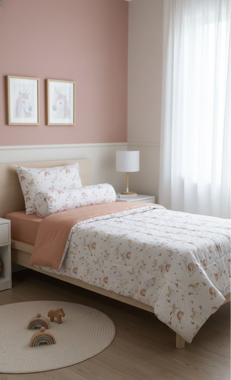 Layaan Homes Unicorn Theme Bedding Set