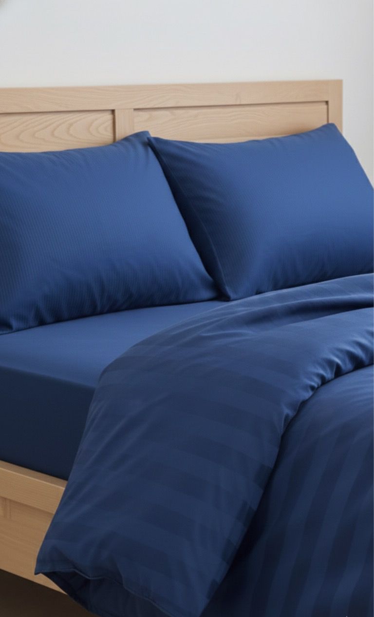 Layaan Homes Blue Satin Collection