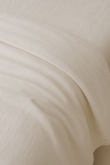 Layaan Homes Neutral Cream Solid Duvet Set