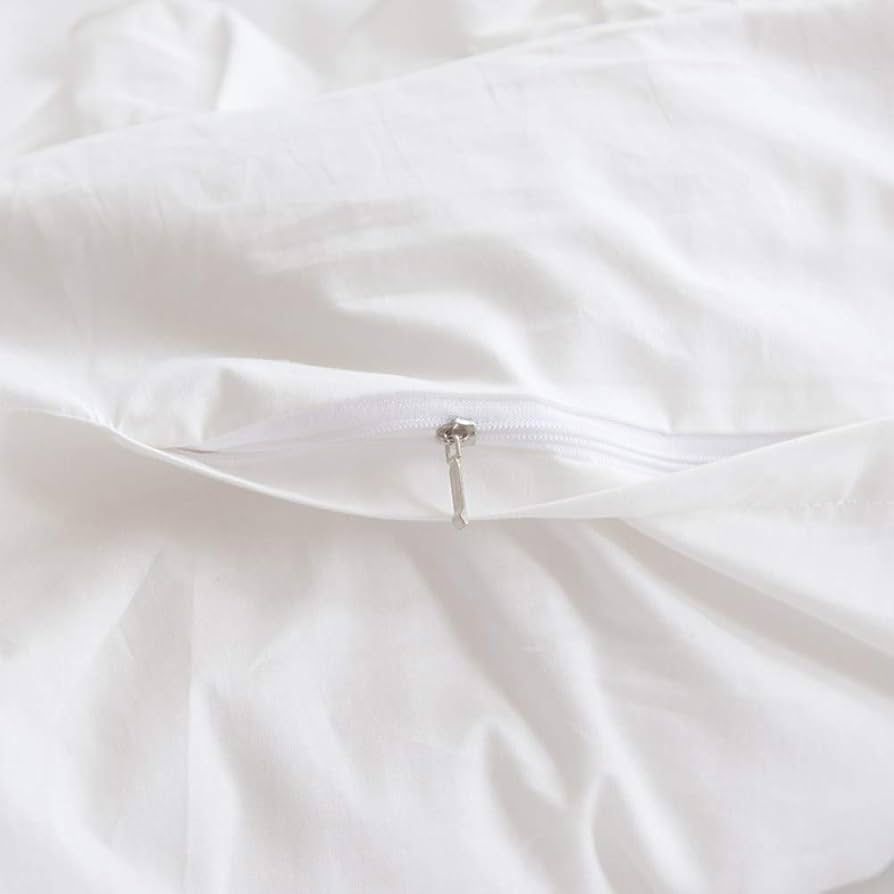 Layaan Homes Classic White Duvet Set