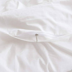 Layaan Homes Classic White Duvet Set