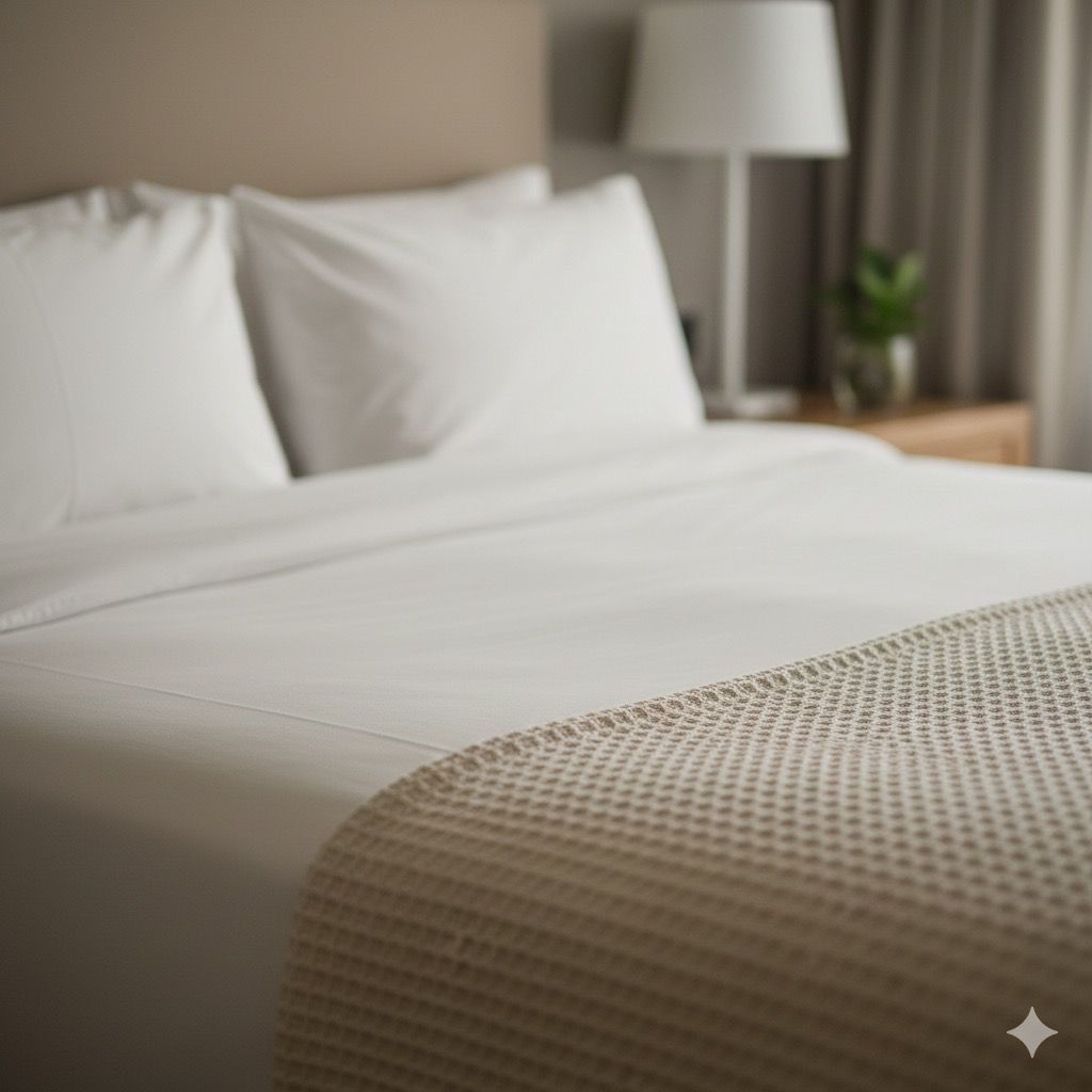 Layaan Homes Classic White Duvet Set