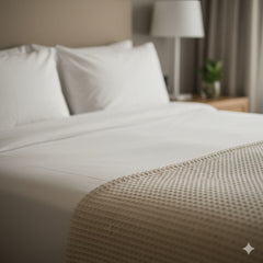 Layaan Homes Classic White Duvet Set